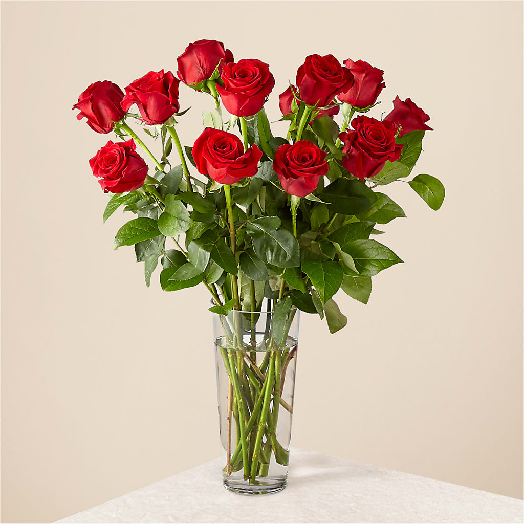Long Stem Red Rose Bouquet – My Touch Flowers, Watsonville CA