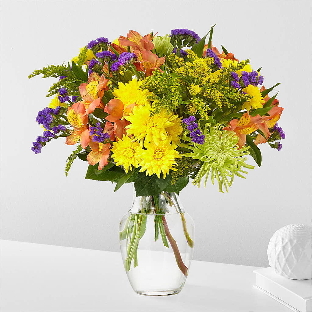 Marmalade Skies Bouquet – My Touch Flowers, Watsonville CA