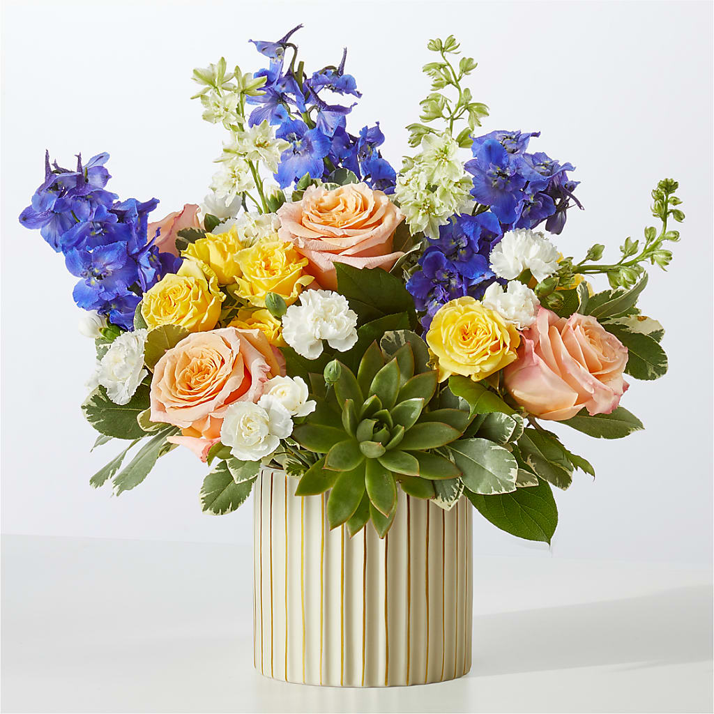 Cobalt Reverie Bouquet – My Touch Flowers, Watsonville CA