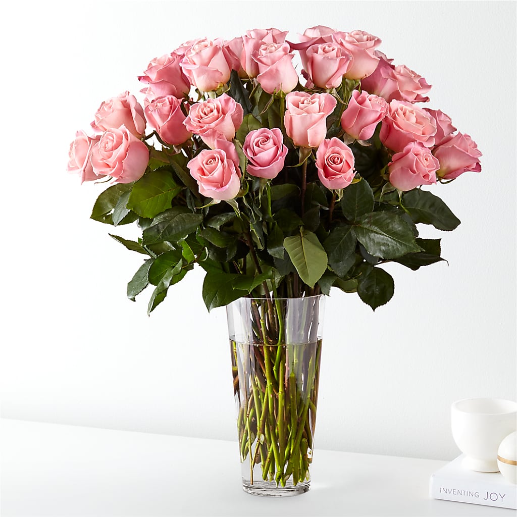 Long Stem Pink Rose Bouquet – My Touch Flowers, Watsonville CA