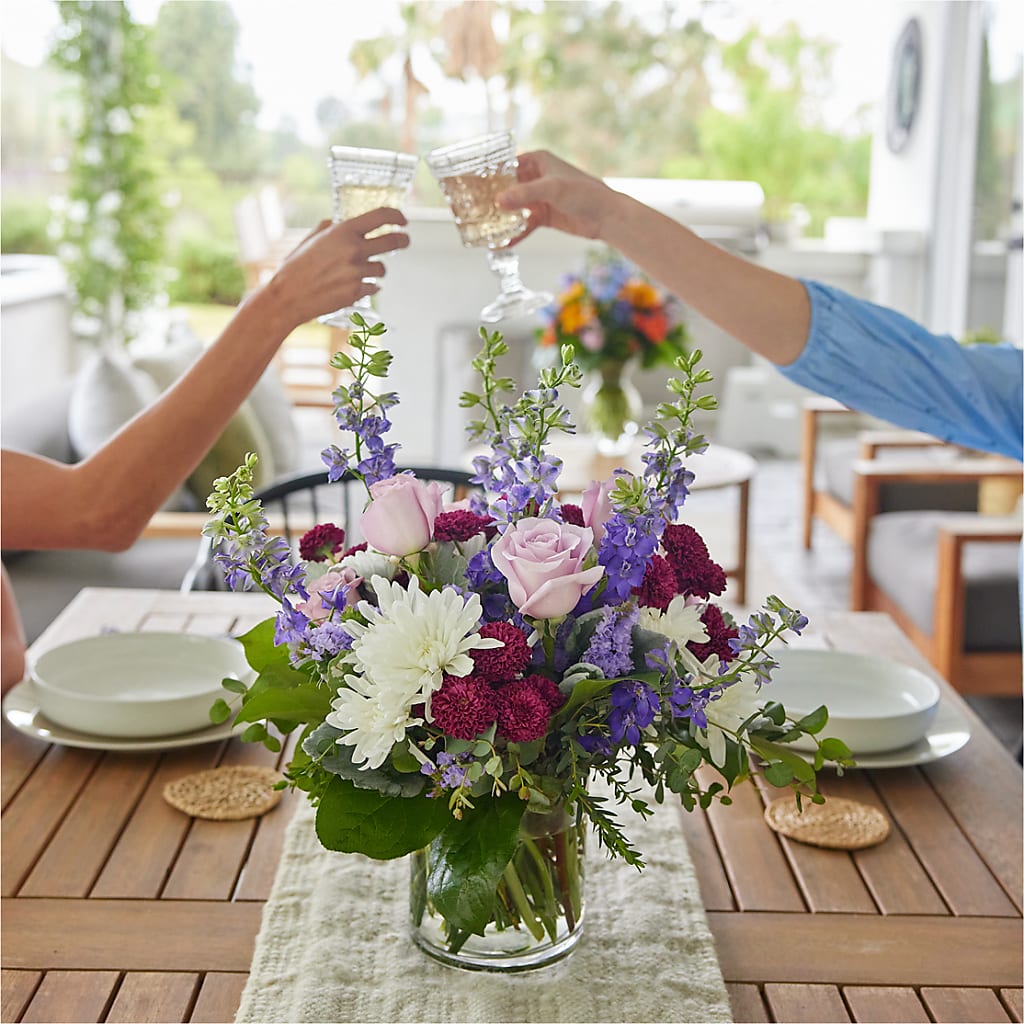 Violet Frost Bouquet – My Touch Flowers, Watsonville CA