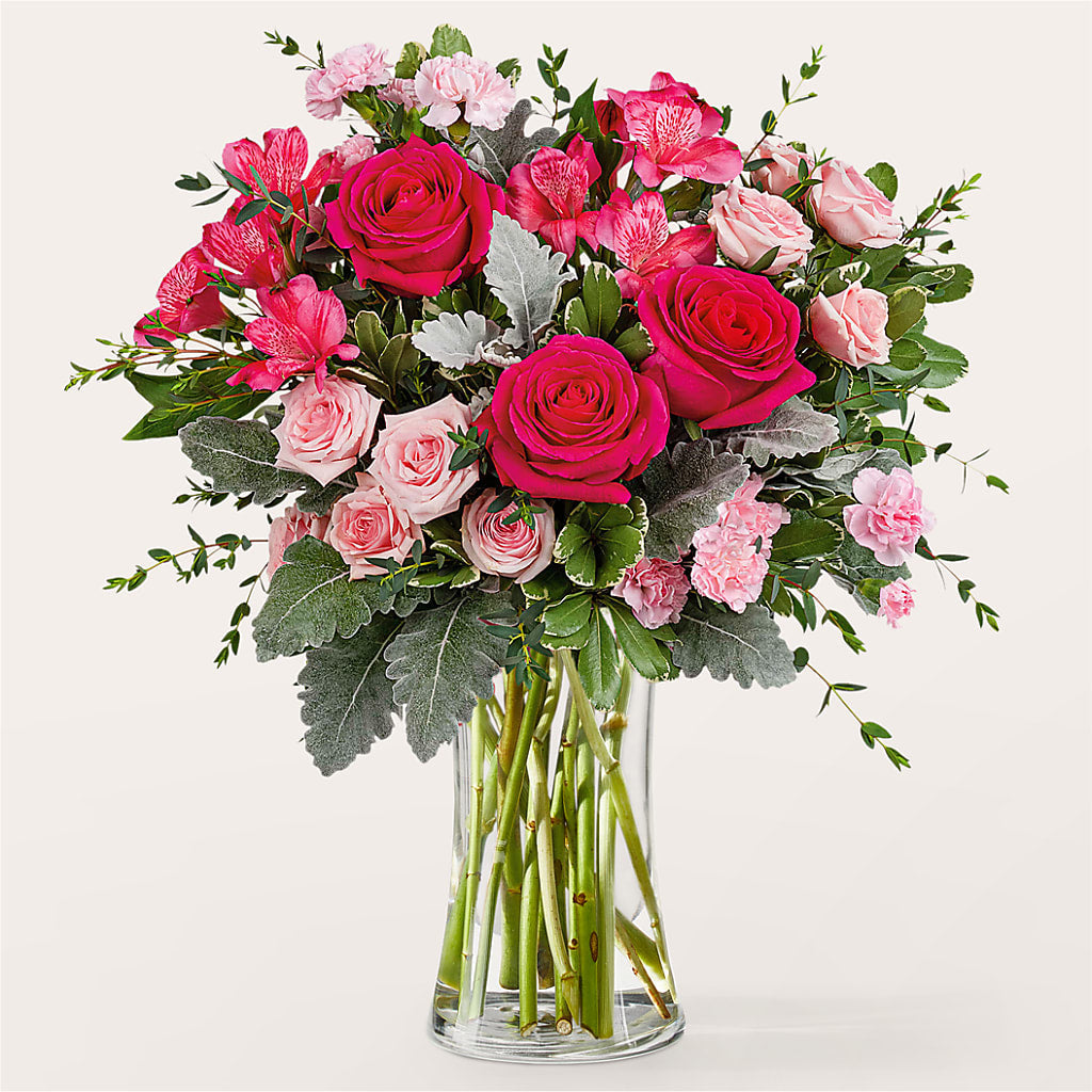 Tickled Pink Bouquet – My Touch Flowers, Watsonville CA