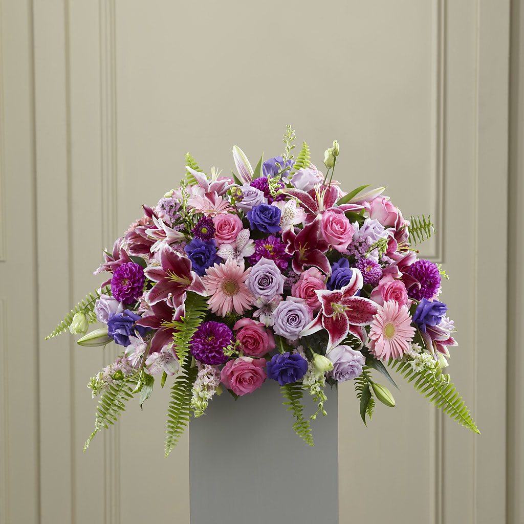 Fare Thee Well Pedestal – My Touch Flowers, Watsonville CA