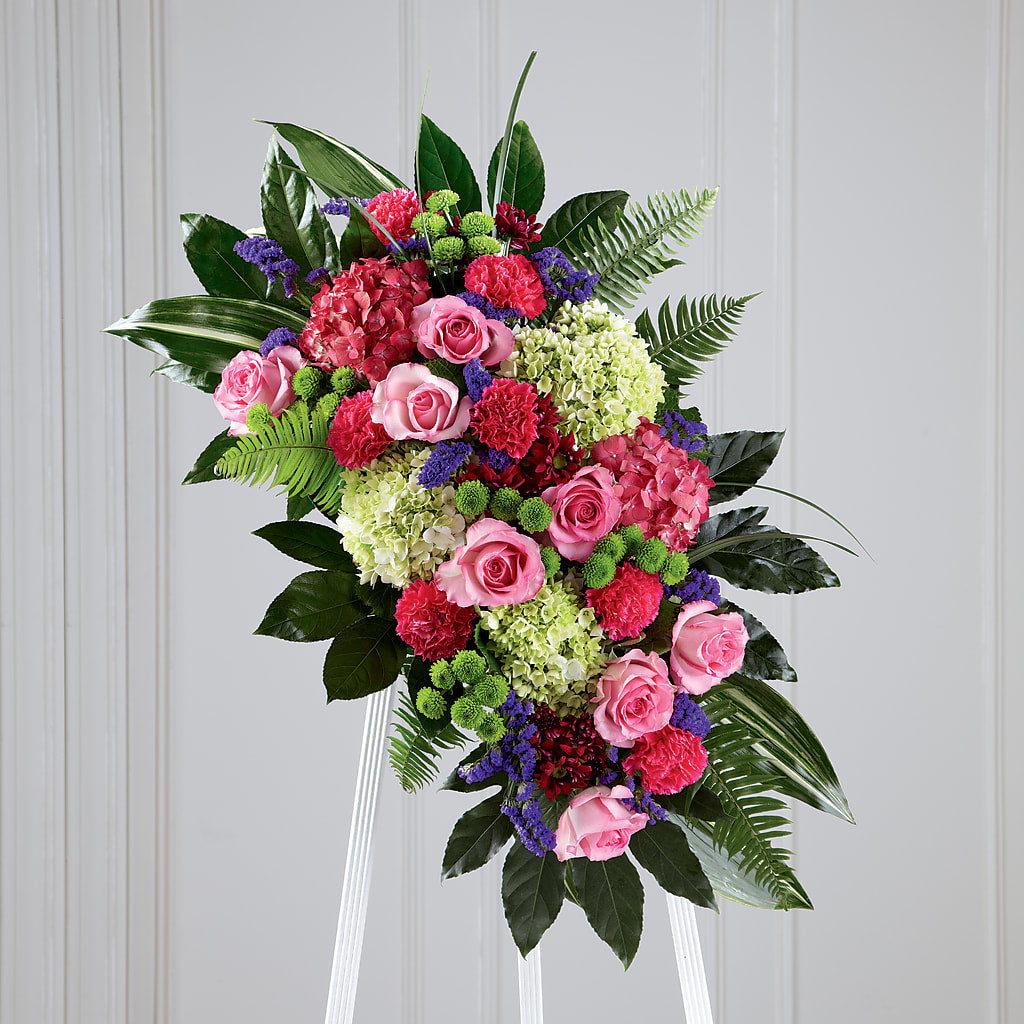 Refreshing Mix Standing Spray – My Touch Flowers, Watsonville CA