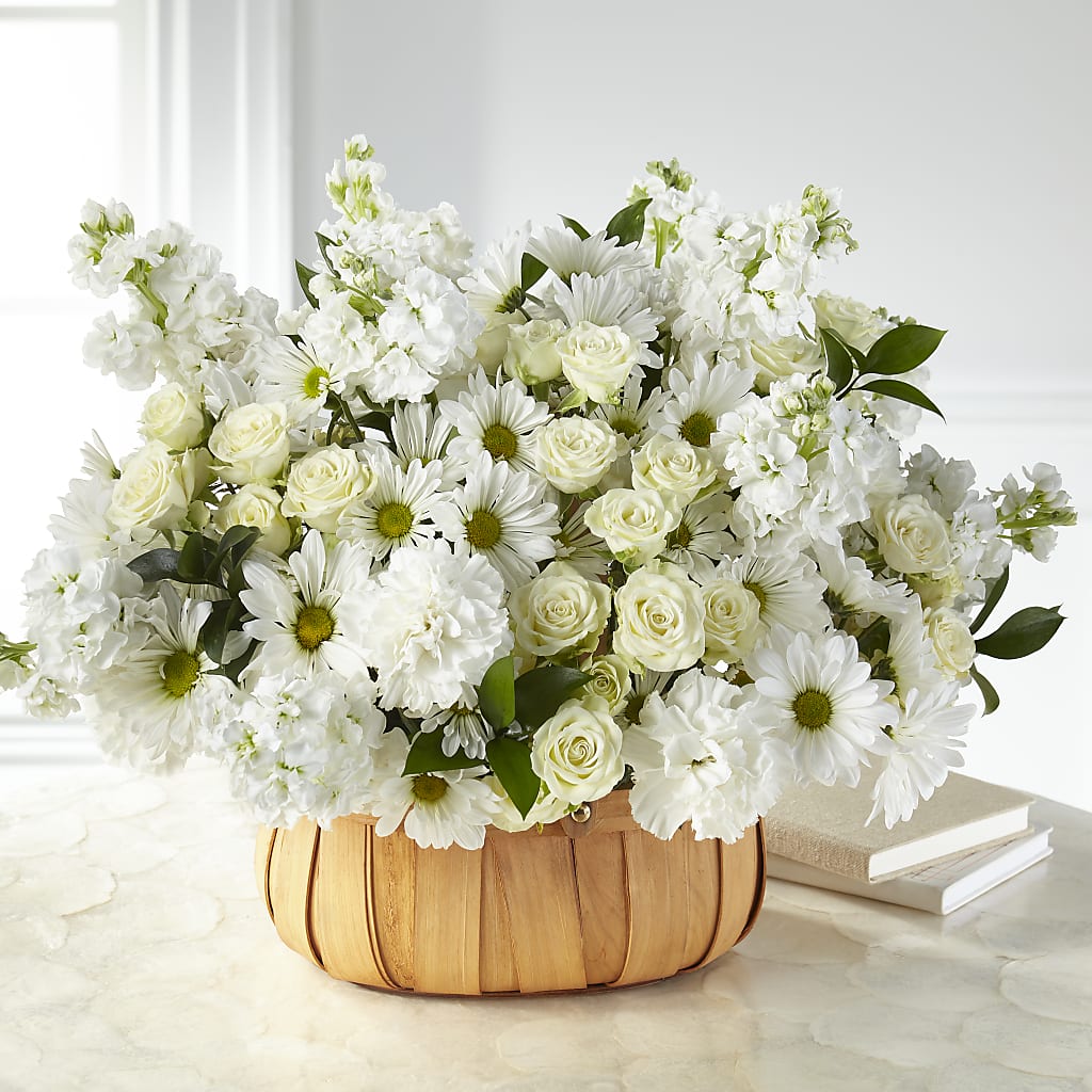 Graceful Garden Basket – My Touch Flowers, Watsonville CA