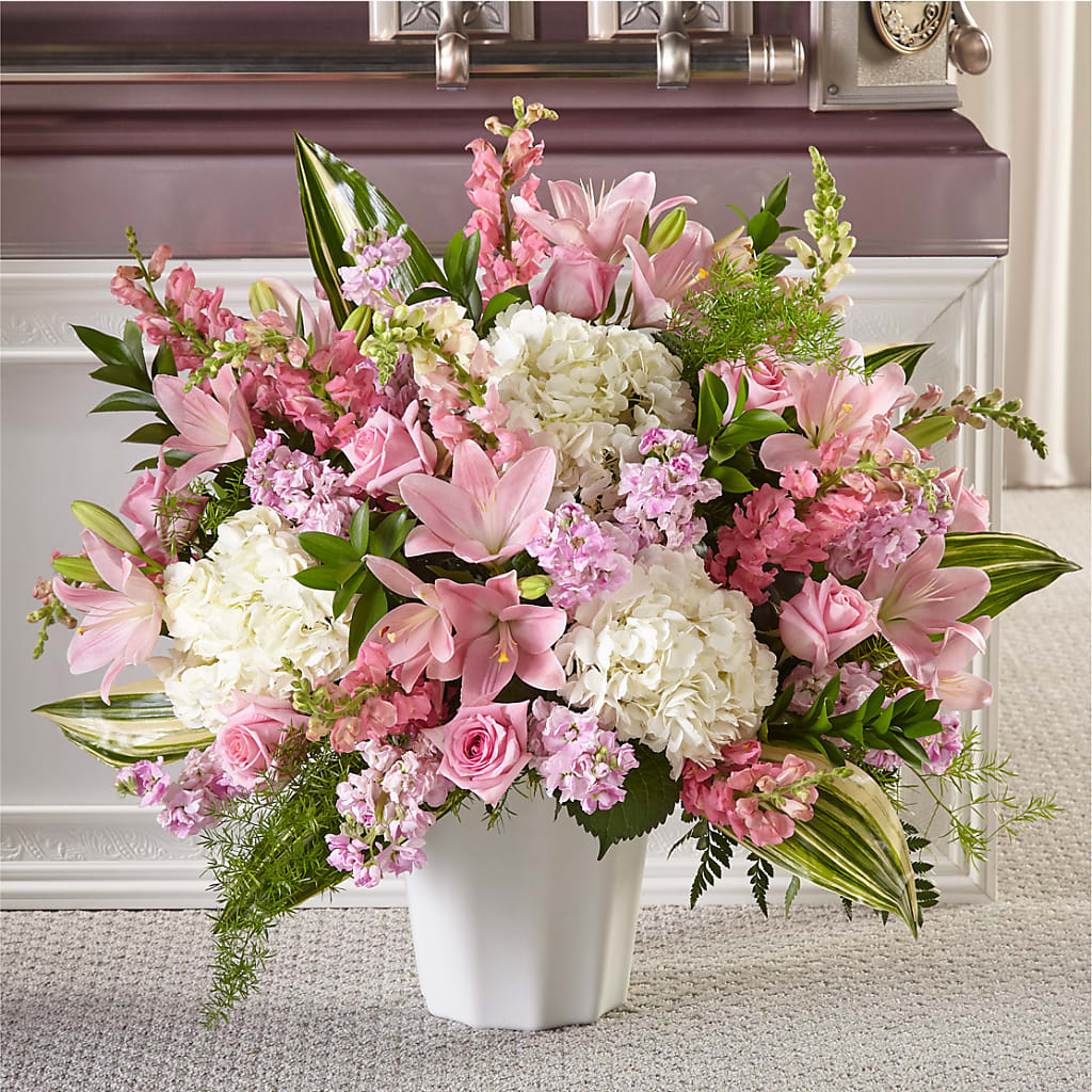 Simply Serene Floor Basket – My Touch Flowers, Watsonville CA