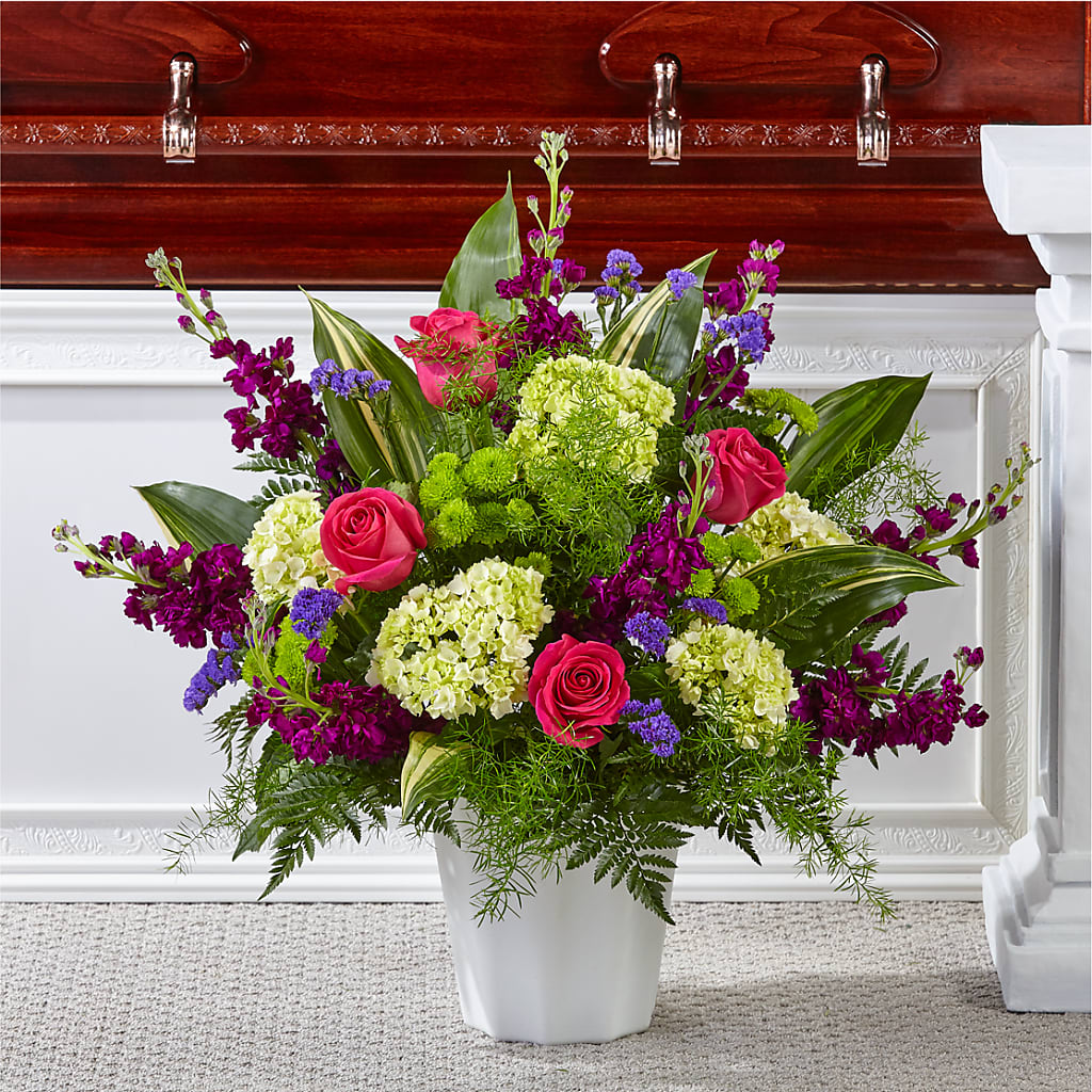 Beautiful Horizons Floor Basket – My Touch Flowers, Watsonville CA