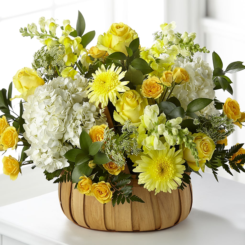 Rustic Remembrance Basket – My Touch Flowers, Watsonville CA