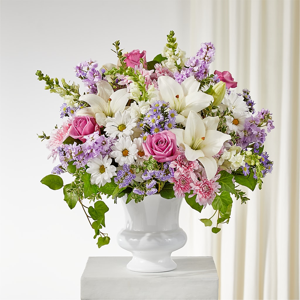 Remarkable Life Urn Arrangement – My Touch Flowers, Watsonville CA