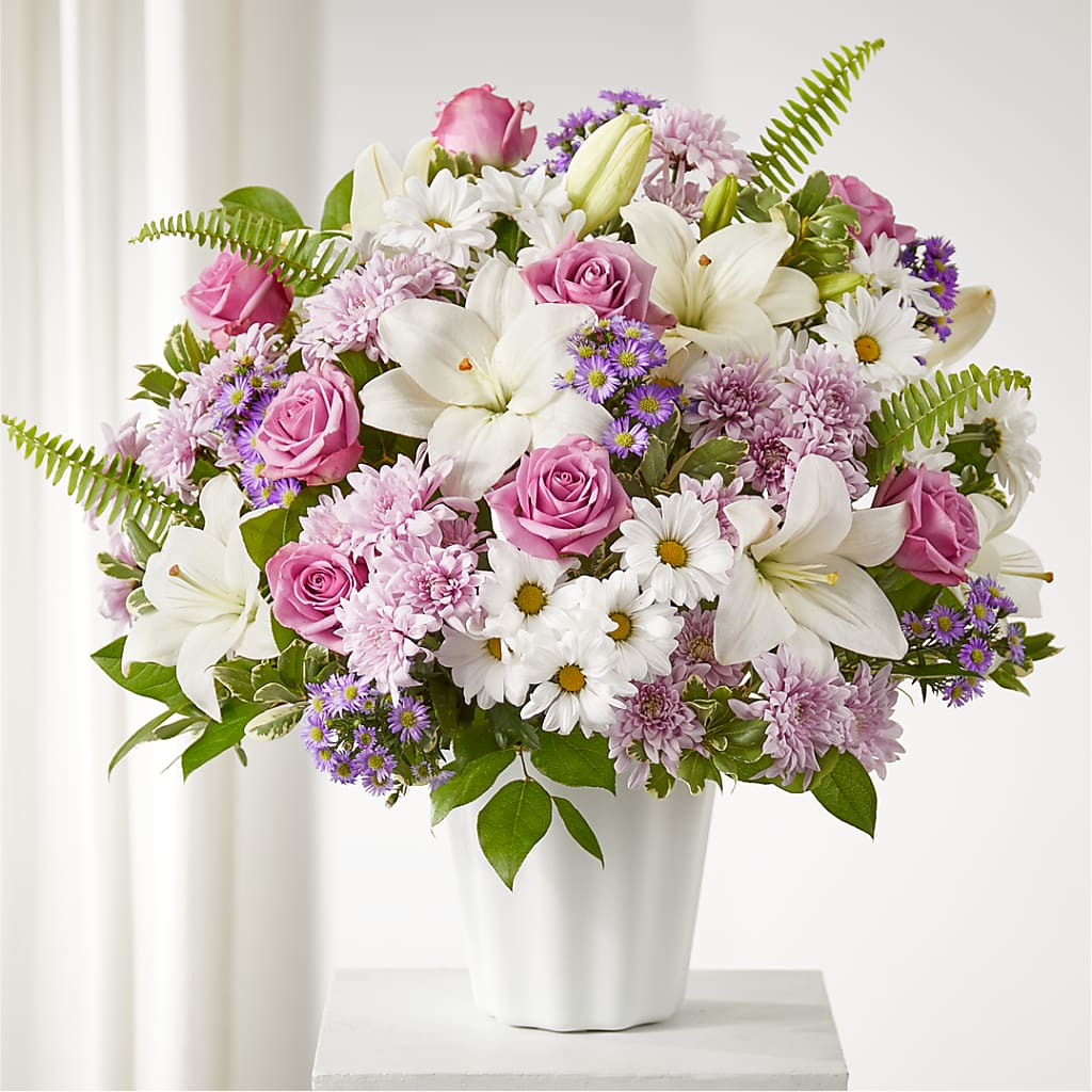 Warmest Thoughts Tabletop Basket – My Touch Flowers, Watsonville CA
