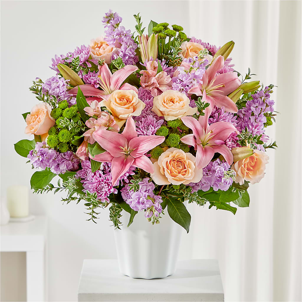 Supportive Embrace Tabletop Basket – My Touch Flowers, Watsonville CA