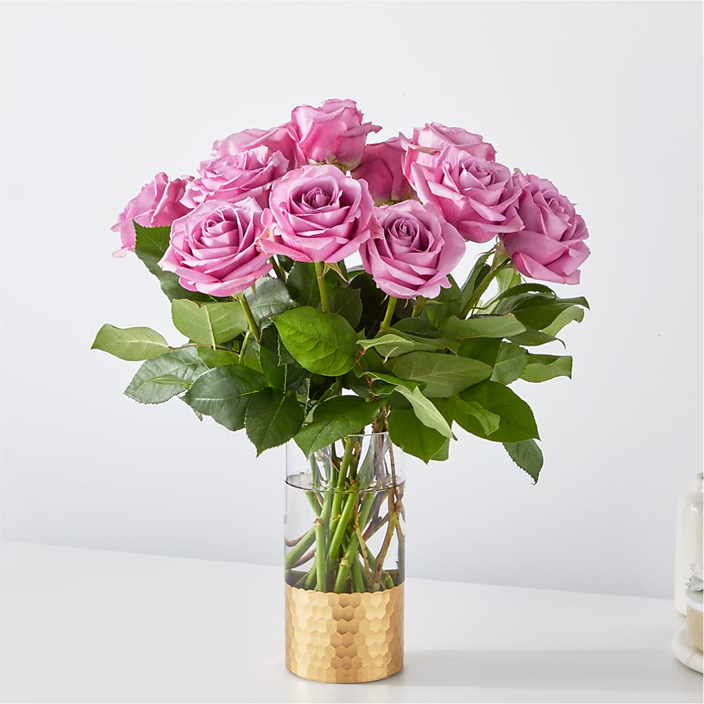 Secret Admirer Lavender Rose Bouquet – My Touch Flowers, Watsonville CA