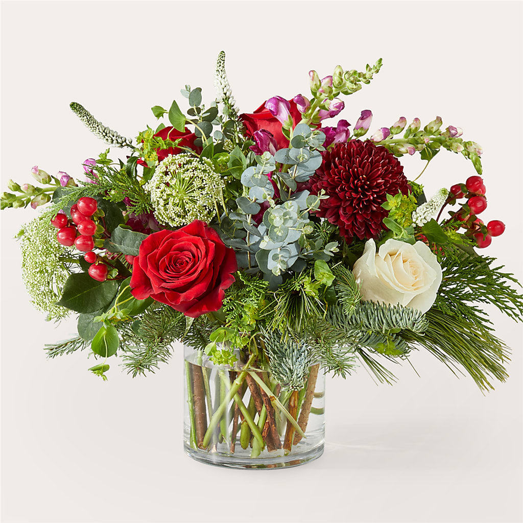 Cranberry Fizz Bouquet – My Touch Flowers, Watsonville CA