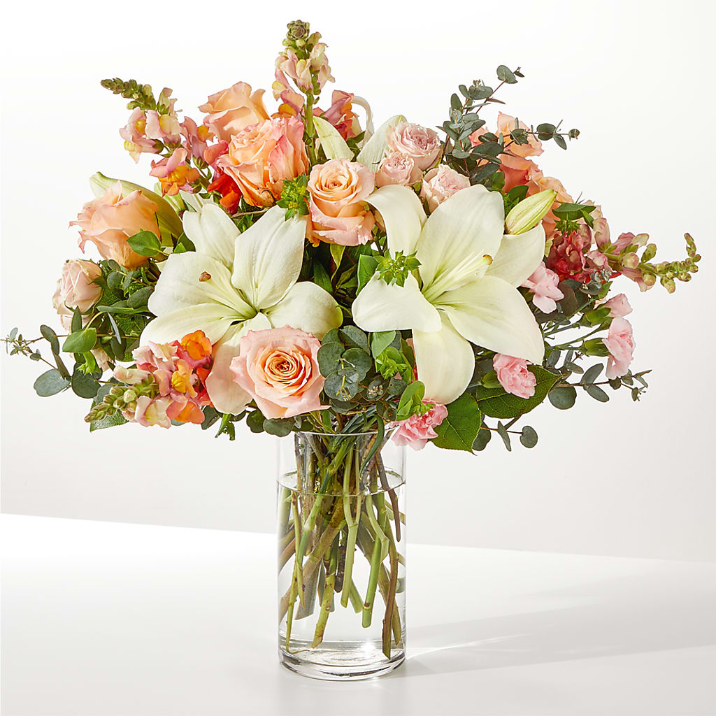 Grapefruit Splash Bouquet – My Touch Flowers, Watsonville CA