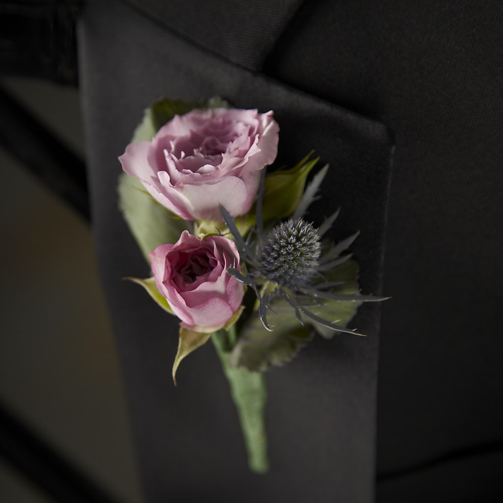 Veronica Boutonniere – My Touch Flowers, Watsonville CA