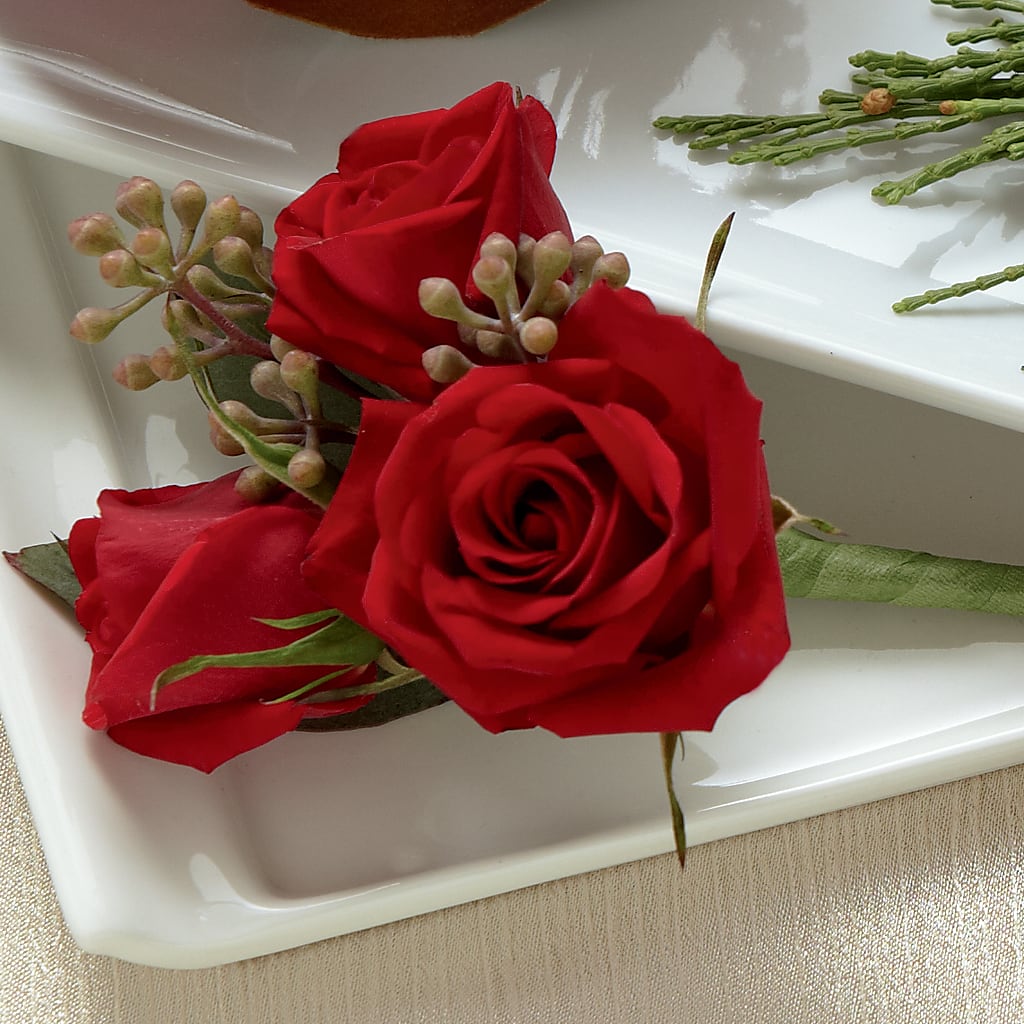 Red Spray Rose Boutonniere – My Touch Flowers, Watsonville CA