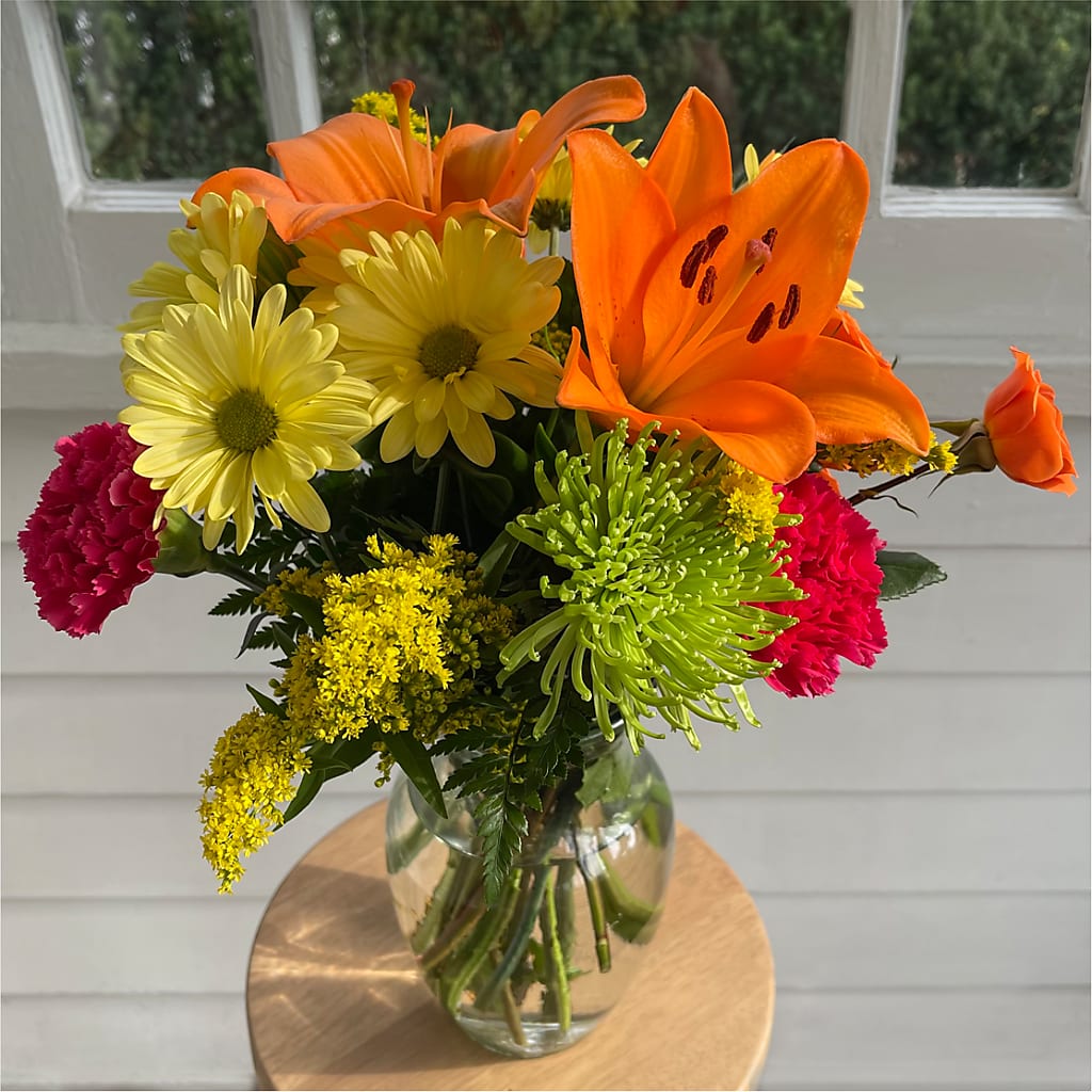 Bold & Bright – A Florist Original –  My Touch Flowers, Watsonville CA