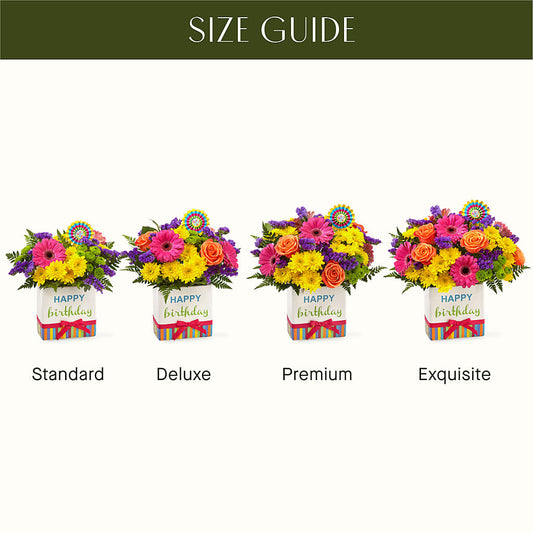 Birthday Brights Bouquet –  My Touch Flowers, Watsonville CA