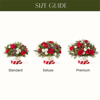 Jolly Snowman Bouquet –  My Touch Flowers, Watsonville CA