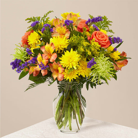 Marmalade Skies Bouquet –  My Touch Flowers, Watsonville CA