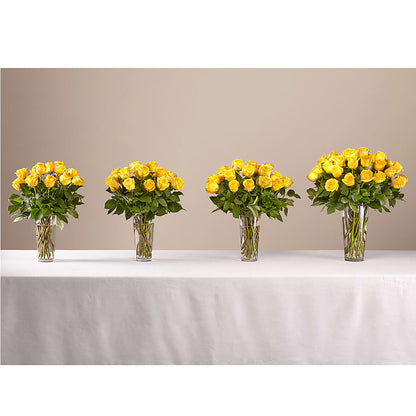 Long Stem Yellow Rose Bouquet –  My Touch Flowers, Watsonville CA