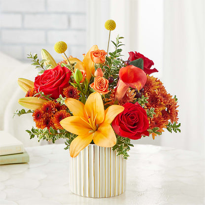 Scarlet Skies Bouquet –  My Touch Flowers, Watsonville CA