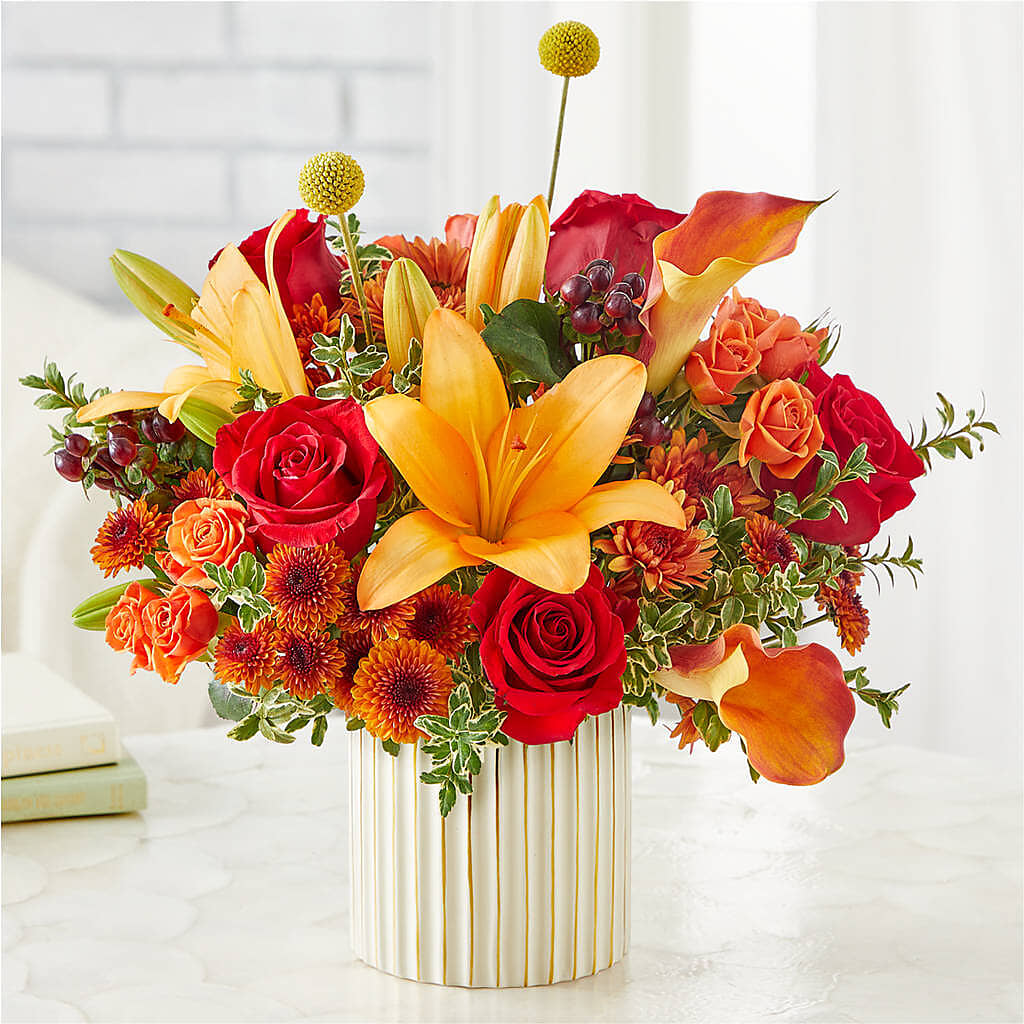 Scarlet Skies Bouquet –  My Touch Flowers, Watsonville CA