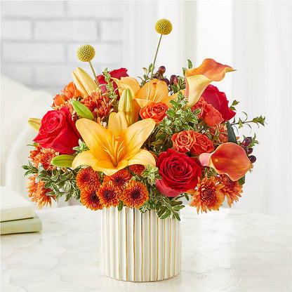 Scarlet Skies Bouquet –  My Touch Flowers, Watsonville CA