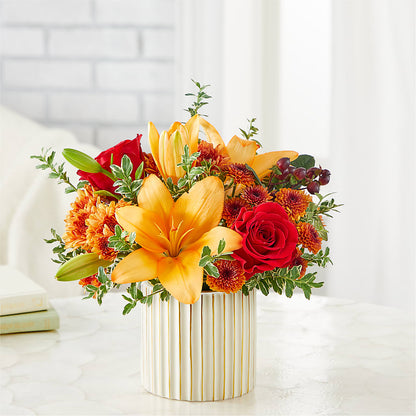 Scarlet Skies Bouquet –  My Touch Flowers, Watsonville CA