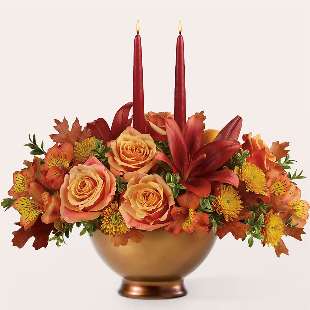 Harvest Table Centerpiece –  My Touch Flowers, Watsonville CA