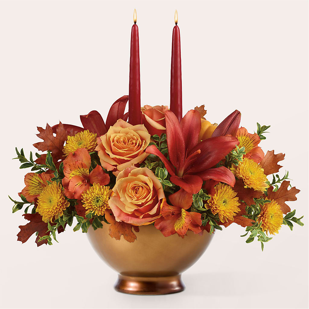 Harvest Table Centerpiece –  My Touch Flowers, Watsonville CA