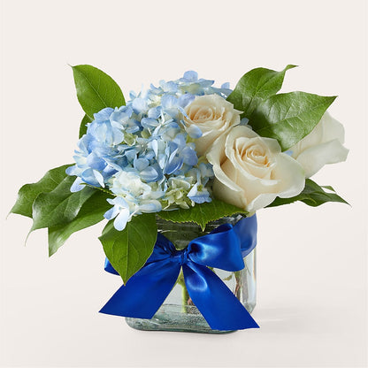 Sky Blue Delight Bouquet –  My Touch Flowers, Watsonville CA