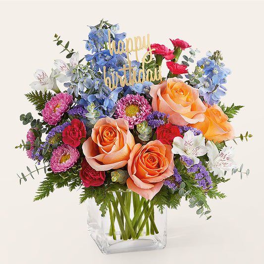 Birthday Bash Bouquet –  My Touch Flowers, Watsonville CA