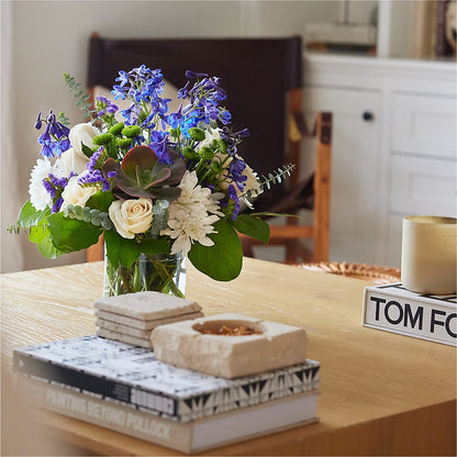Cerulean Waves Bouquet –  My Touch Flowers, Watsonville CA