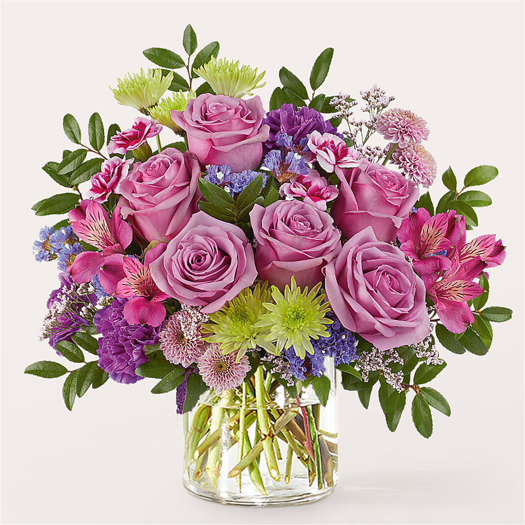 Glass Half Full Bouquet –  My Touch Flowers, Watsonville CA