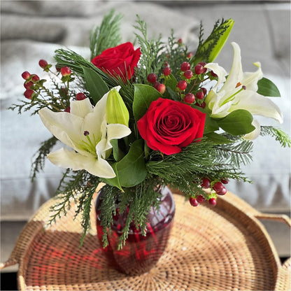 Evergreen Delight Bouquet –  My Touch Flowers, Watsonville CA