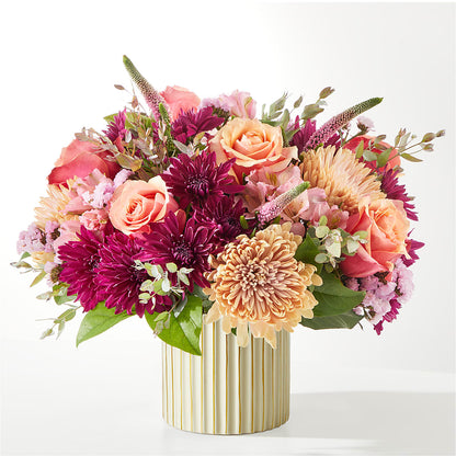 Berry Cobbler Bouquet with Ivory Vase –  My Touch Flowers, Watsonville CA