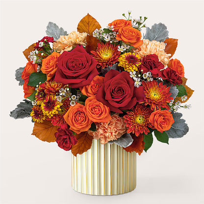 Merlot Bouquet with Ivory Vase –  My Touch Flowers, Watsonville CA