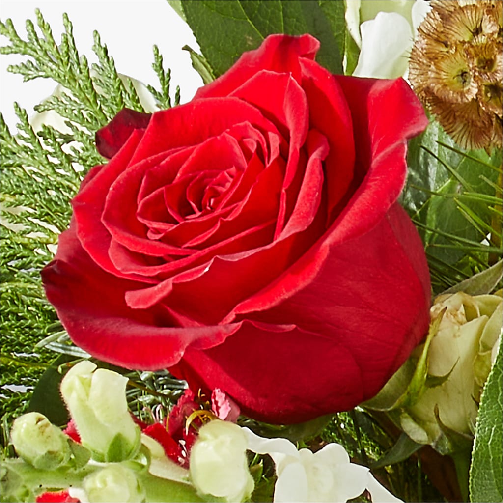 Deck the Halls Bouquet –  My Touch Flowers, Watsonville CA