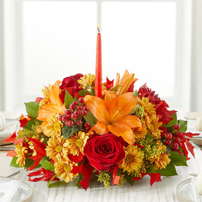 Autumn's Embrace Centerpiece –  My Touch Flowers, Watsonville CA