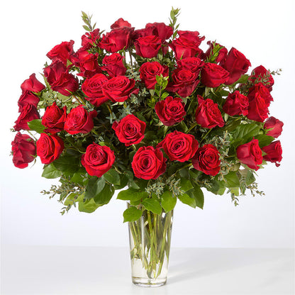 Forever Yours Fifty Stem Red Rose Bouquet –  My Touch Flowers, Watsonville CA