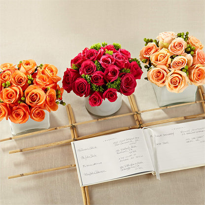 Dawn Rose Centerpiece –  My Touch Flowers, Watsonville CA