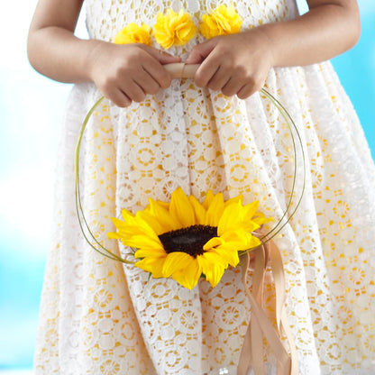 Sweet Sunshine Flower Girl Bouquet –  My Touch Flowers, Watsonville CA